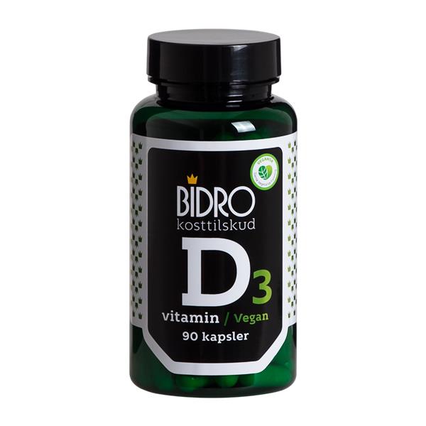 D3-Vitamin 80 mcg Vegan Bidro 90 kapsler